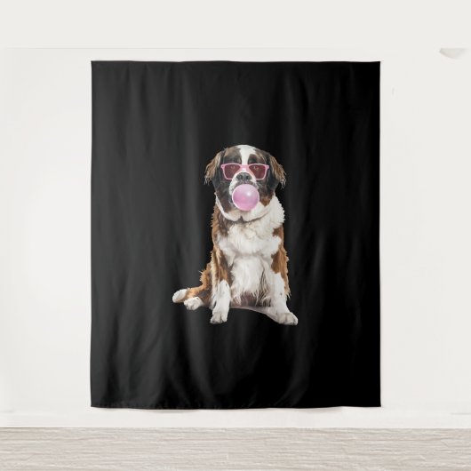 Saint Bernard Wandkleed (Voorkant)
