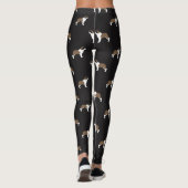 Saint Bernards Pattern | Hondenras in octrooivorm Leggings (Achterkant)