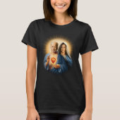 Saint Biden Harris gebedskaars T-shirt (Voorkant)