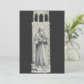 Saint Bonaventure Seraphic Doctor Kaart (Staand voorkant)