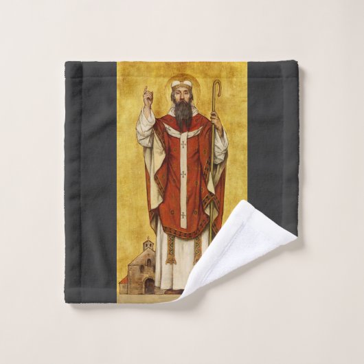 Saint Boniface de Mayence - Patron des éducateurs (Gant de toilette)