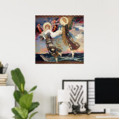 “Saint Bride” engel kunst door John Duncan Poster (Thuiskantoor)