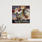 “Saint Bride” engel kunst door John Duncan Poster (Keuken)