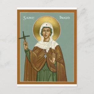 Saint brigid of Ireland - Briefkaart