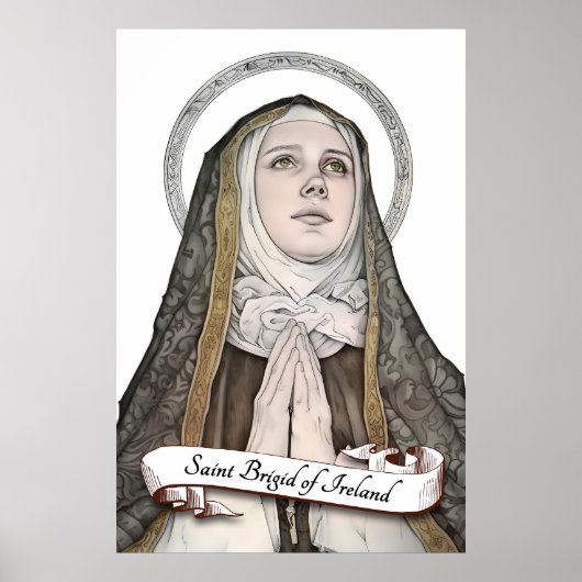 Saint Brigid of Ireland Poster (Voorkant)