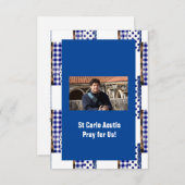 Saint Carlo Acutis Bedankkaart (Voorkant / Achterkant)