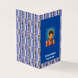 Saint Carlo Acutis Prayer Card Kaart