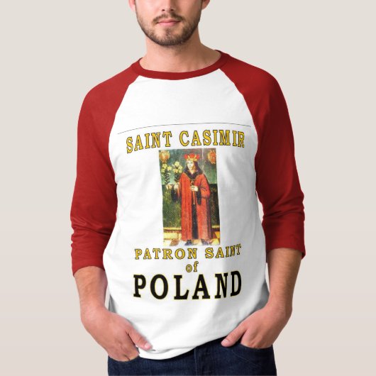 SAINT CASIMIR T-SHIRT (Voorkant)