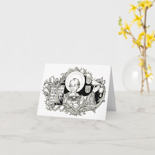 Saint-Cassien d'Imola Carte pour notes (Fleur jaune)