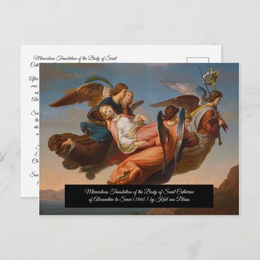 Saint Catherine Briefkaart (Voorkant / Achterkant)