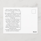 Saint Catherine Briefkaart (Achterkant)