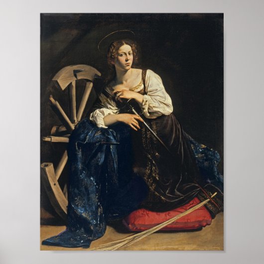 Saint Catherine of Alexandria Poster (Voorkant)