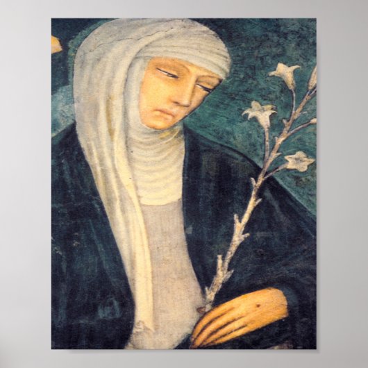 Saint Catherine Of Siena Poster (Voorkant)
