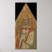 Saint Catherine, Pietro Lorenzetti Poster des Beau (Devant)