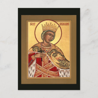 Saint Catherine Prayer Card Briefkaart