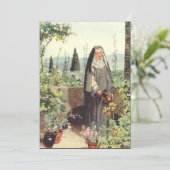 Saint Catherine Siena Bedankkaart (Staand voorkant)