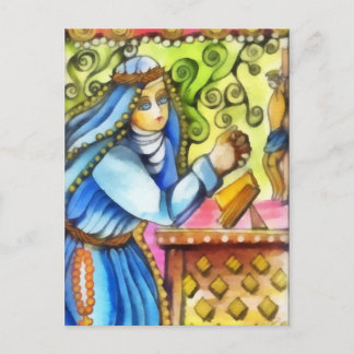 Saint Catherine Siena Briefkaart