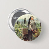 Saint Catherine Siena Ronde Button 5,7 Cm (Voorkant /achterkant)