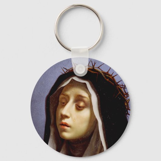 Saint Catherine Siena Sleutelhanger (Voorkant)