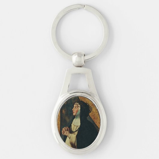 Saint Catherine Siena van Juan Bautista Maino Sleutelhanger (Voorkant)
