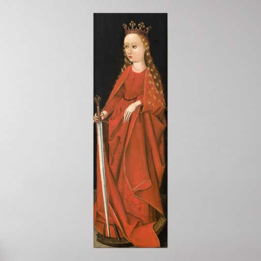 Saint Catherine - Starck Triptych Fine Art Poster (Voorkant)
