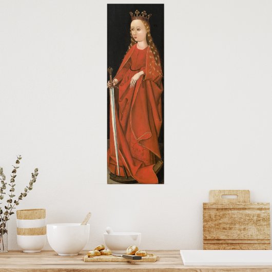Saint Catherine - Starck Triptych Fine Art Poster (Keuken)