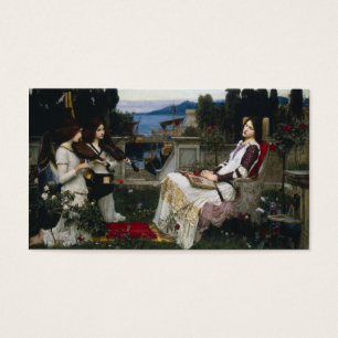 Saint Cecilia dans le jardin