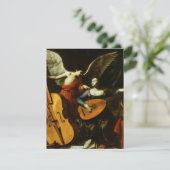 Saint Cecilia en de Engel door Carlo Saraceni (Staand voorkant)