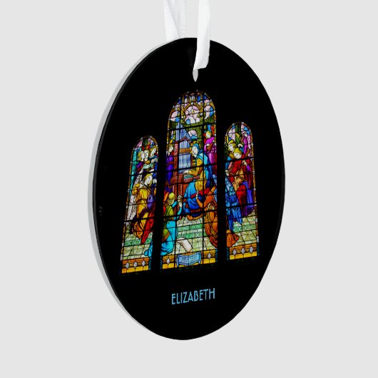 Saint-Cécilia Jouant De L'Ogane Imitation De Verre (devant)