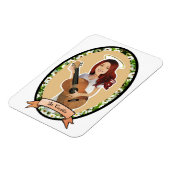 Saint Cecilia Patron Saint de la Musique Magnet (Côté Gauche)