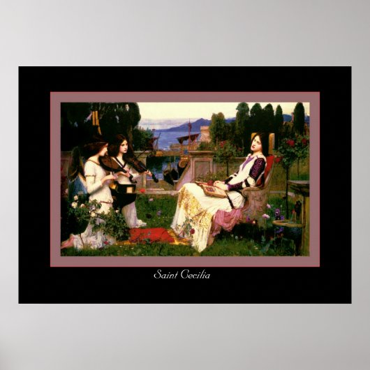 Saint Cecilia Poster (Voorkant)