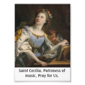Saint Cecilia  Poster (Voorkant)