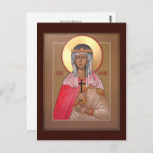 Saint Cecilia Prayer-kaart Briefkaart (Voorkant / Achterkant)