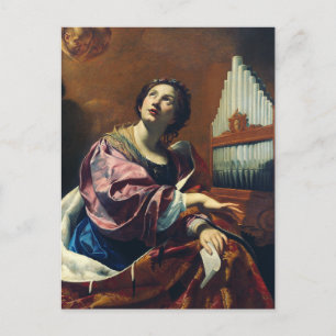 Saint Cecilia Premium "Heavenlijk Concert" Kunstpr Briefkaart