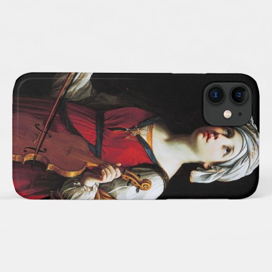 Saint Cecilia (St. Cecilia), Guido Reni Case-Mate iPhone Case (Achterkant (horizontaal))
