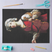 Saint Cecilia (St. Cecilia), Guido Reni Tissuepapier (Craft)