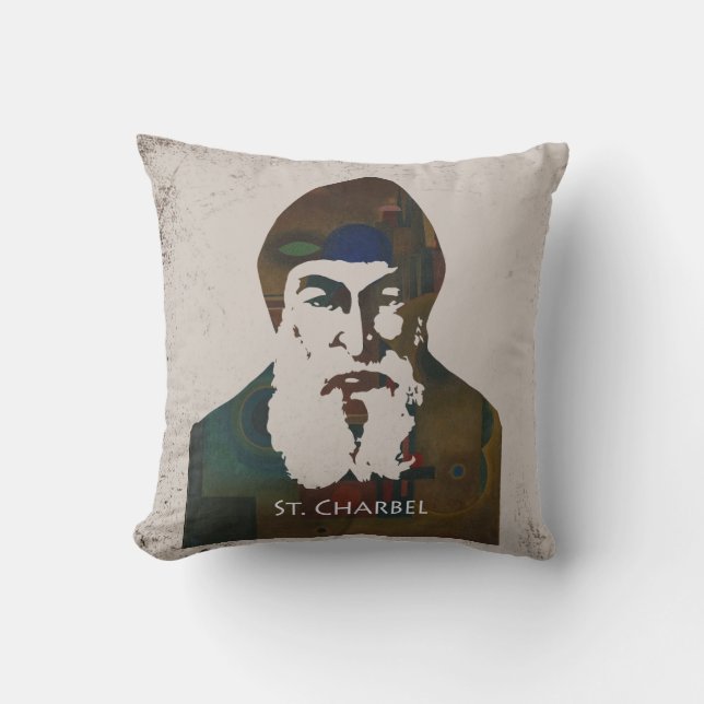 Saint Charbel Kussen (Voorkant)