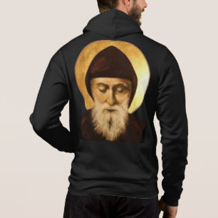 Saint Charbel Makhlouf-Beide zijden-Rits Hoodie