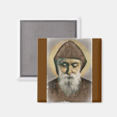 Saint Charbel Portrait Magneet (Voorkant / Achterkant)