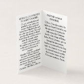 Saint Charbel Prayer Card (Inside)