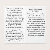 Saint Charbel Prayer Card (Inside Unfolded)