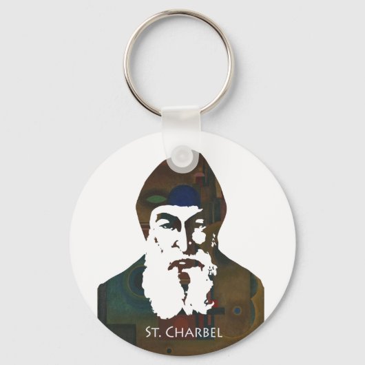 Saint Charbel Sleutelhanger (Voorkant)