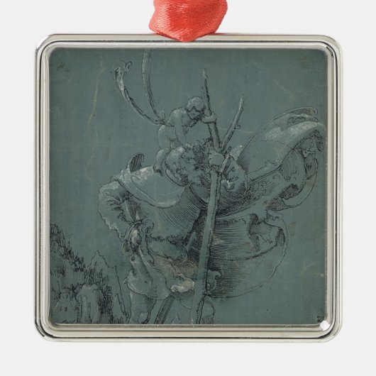 Saint Christopher, 1510 Metalen Ornament (Voorkant)