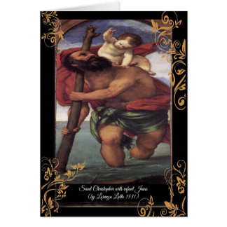 Saint Christopher avec le Christ enfant