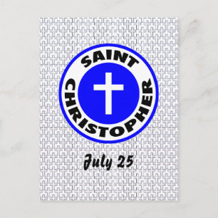 Saint Christopher Briefkaart