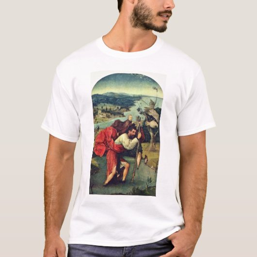 Saint Christopher. Door Hieronymus Bosch (Beste Qu T-shirt (Voorkant)