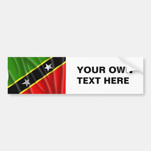 SAINT CHRISTOPHER NEVIS BUMPERSTICKER (Voorkant)