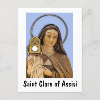 Saint Clare Assisi Briefkaart