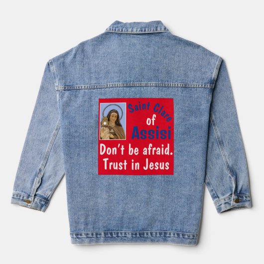 Saint Clare Assisi Denim Jacket (Achterkant)