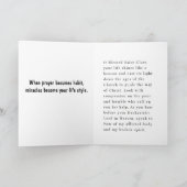 Saint Clare Assisi Kaart (Binnen)